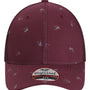 Imperial Hats Mens The Passenger Side Moisture Wicking Adjustable Hat - Maroon - New