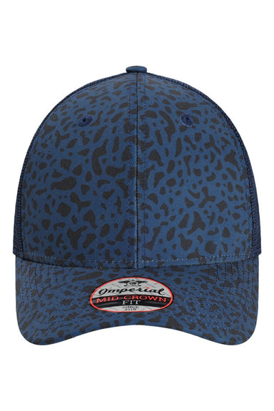 Imperial Hats 4074 Mens The Passenger Side Adjustable Hat Trout Dusk Blue Flat Front