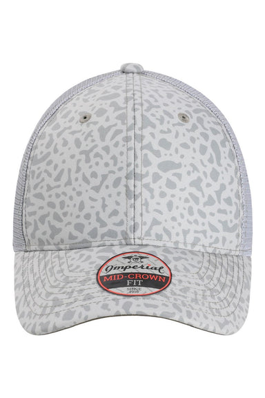 Imperial Hats 4074 Mens The Passenger Side Adjustable Hat Trout Grey Flat Front