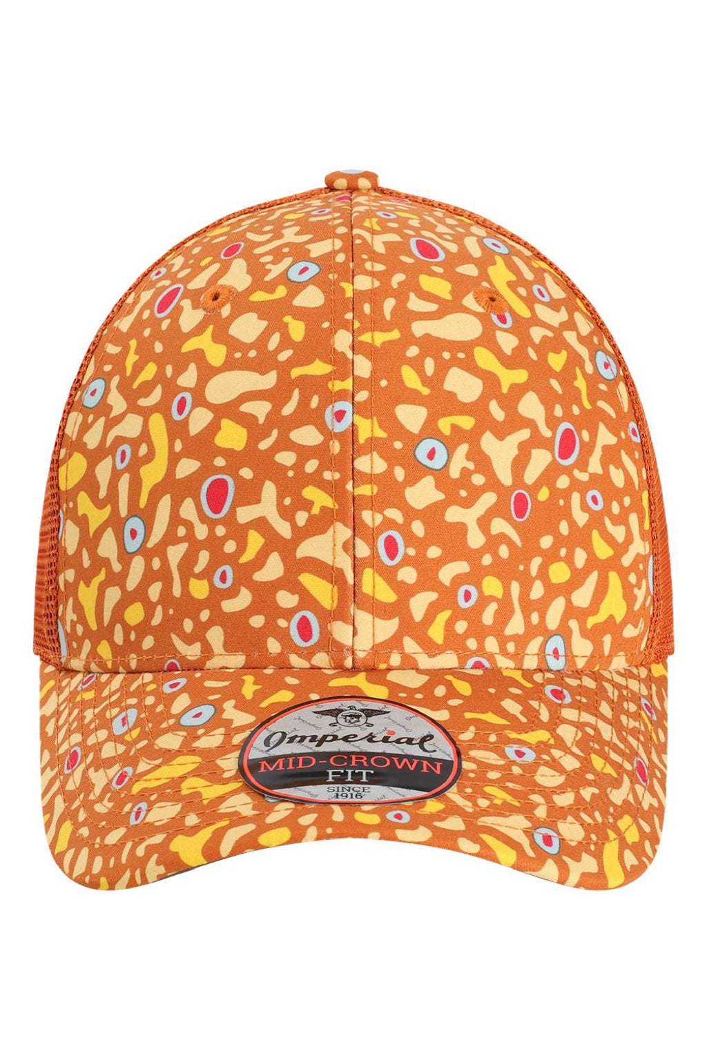Imperial Hats 4074 Mens The Passenger Side Adjustable Hat Trout Skin Flat Front