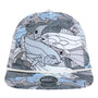 Imperial Hats Mens The Golden Hour Moisture Wicking Adjustable Hat - Blue/White - New