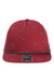 Imperial Hats DNA014 Mens The Golden Hour Adjustable Hat Maroon Flat Front