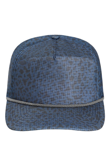 Imperial Hats DNA012 Mens The Live Wire Adjustable Hat Trout Dusk Blue Flat Front