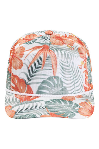 Imperial Hats DNA012 Mens The Live Wire Adjustable Hat White Multi Flat Front