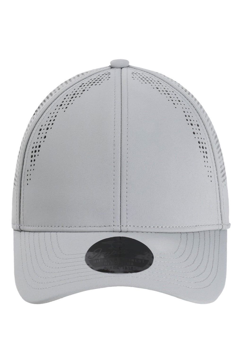 Imperial Hats S1502 Mens The Alpha Adjustable Hat Grey Flat Front