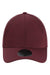 Imperial Hats S1502 Mens The Alpha Adjustable Hat Maroon Flat Front