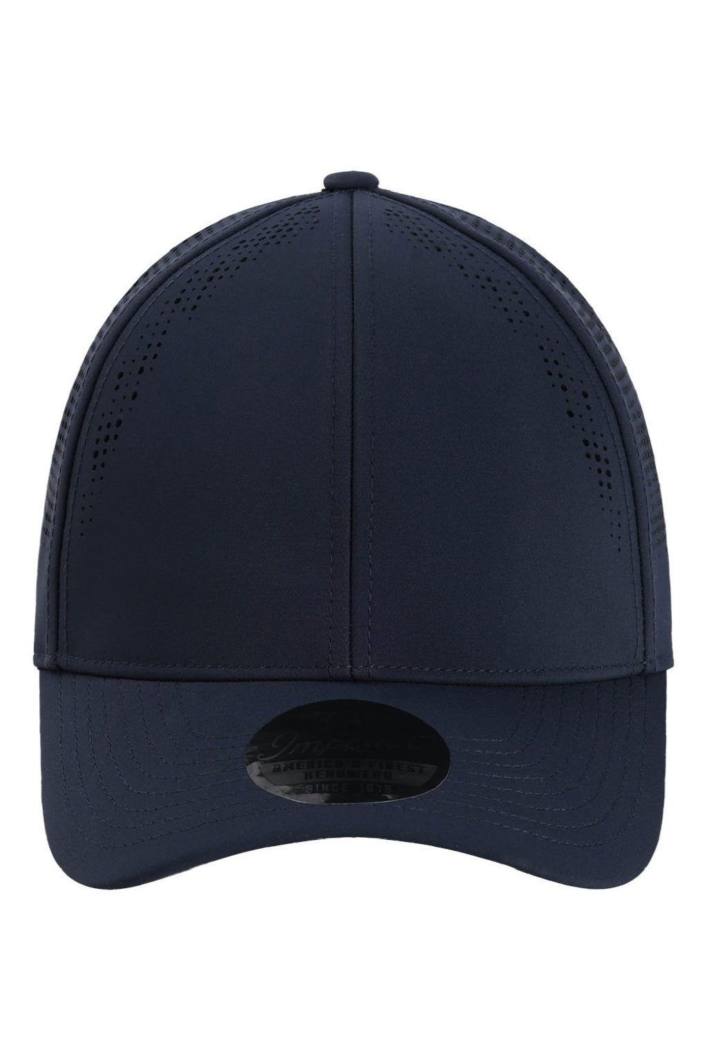 Imperial Hats S1502 Mens The Alpha Adjustable Hat True Navy Blue Flat Front