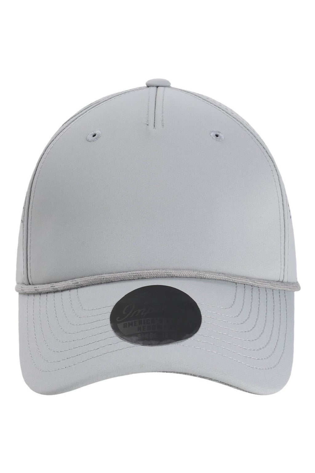Imperial Hats S1505 Mens The Dyno Adjustable Hat Grey Flat Front