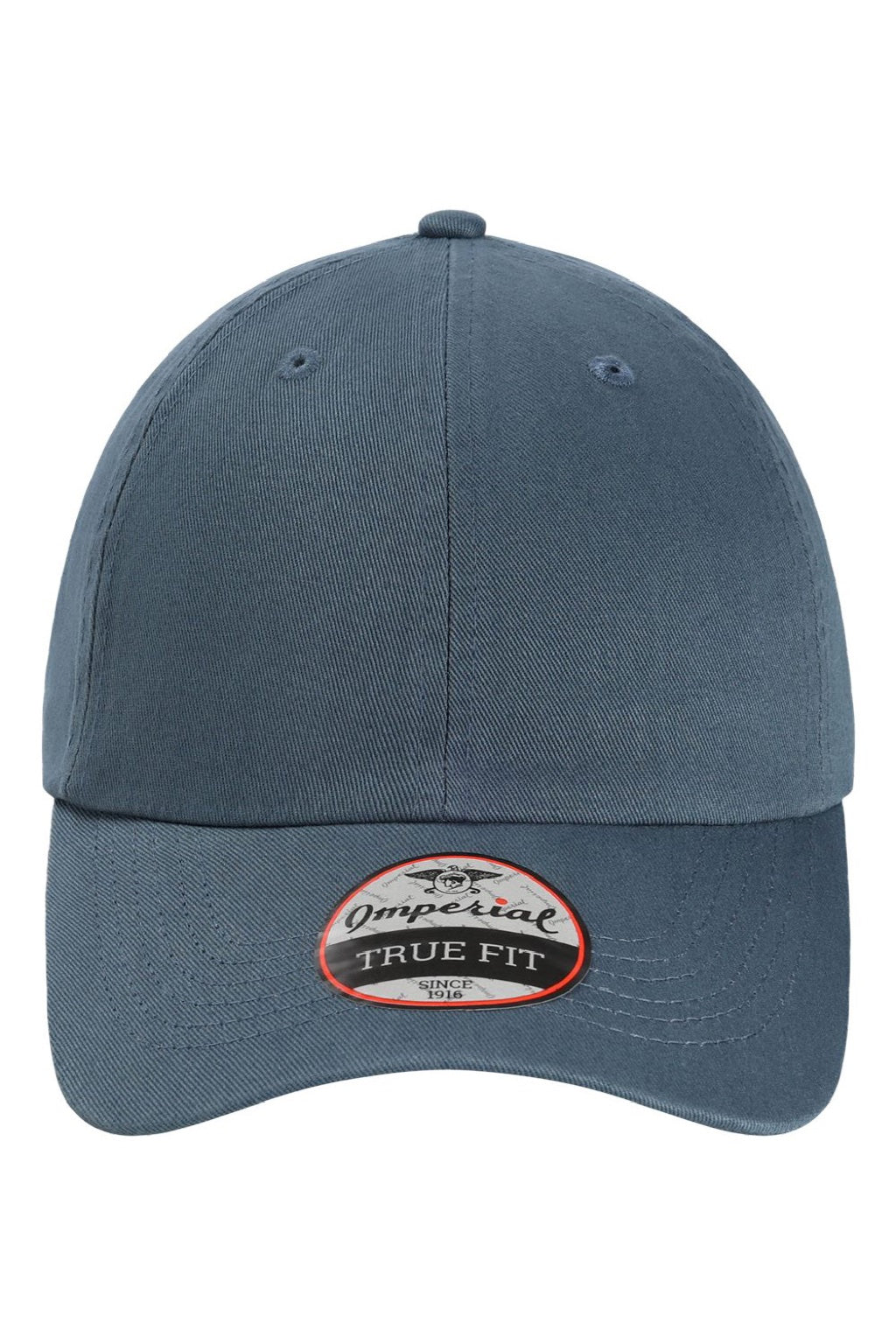 Imperial Hats X210B Mens The Original Buckle Dad Hat Breaker Blue Flat Front