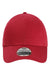 Imperial Hats X210B Mens The Original Buckle Dad Hat Cardinal Red Flat Front