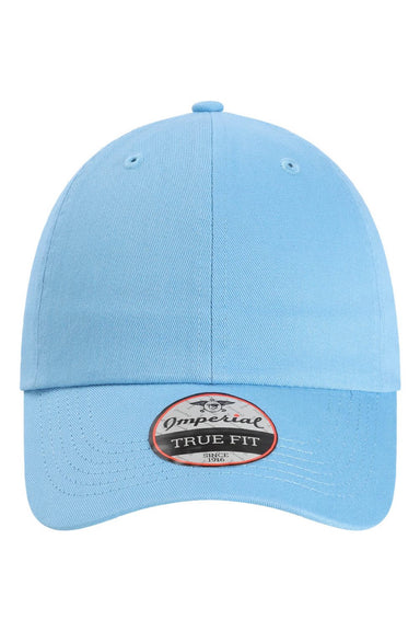 Imperial Hats X210B Mens The Original Buckle Dad Hat Light Blue Flat Front