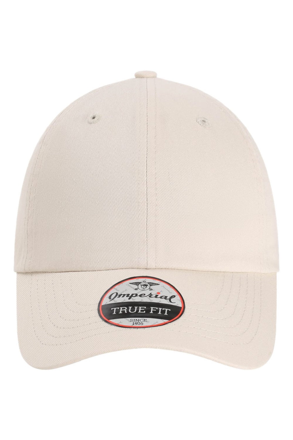 Imperial Hats X210B Mens The Original Buckle Dad Hat Putty Flat Front