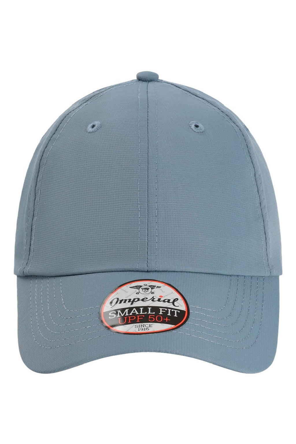 Imperial Hats L210P Mens The Original Small Fit Performance Adjustable Hat Breaker Blue Flat Front