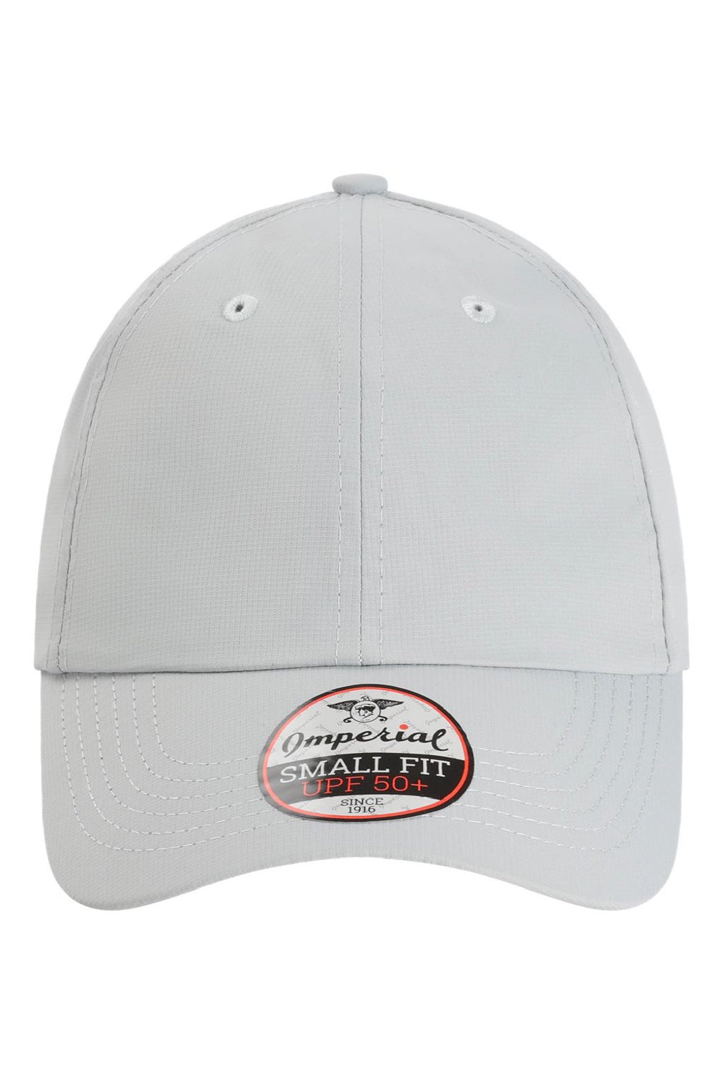 Imperial Hats L210P Mens The Original Small Fit Performance Adjustable Hat Fog Grey Flat Front