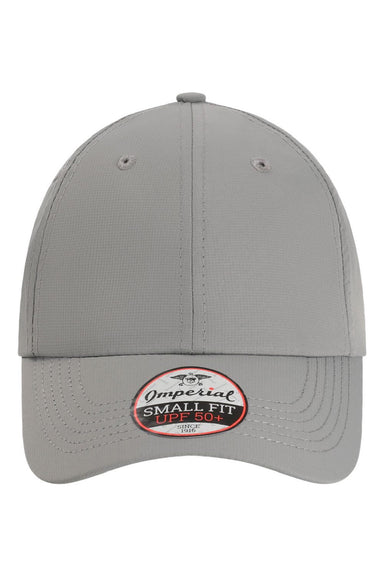 Imperial Hats L210P Mens The Original Small Fit Performance Adjustable Hat Frost Grey Flat Front