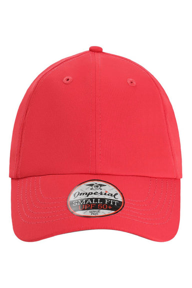 Imperial Hats L210P Mens The Original Small Fit Performance Adjustable Hat Nantucket Red Flat Front