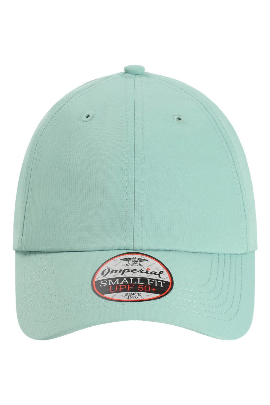 Imperial Hats L210P Mens The Original Small Fit Performance Adjustable Hat Sage Green Flat Front