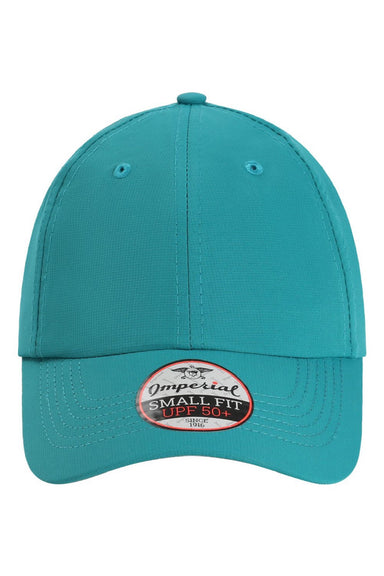 Imperial Hats L210P Mens The Original Small Fit Performance Adjustable Hat Cerulean Blue Flat Front
