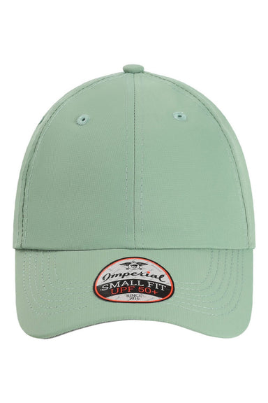 Imperial Hats L210P Mens The Original Small Fit Performance Adjustable Hat Laurel Green Flat Front