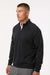 Adidas A598 Mens Club 1/4 Zip Sweatshirt Black Model Side