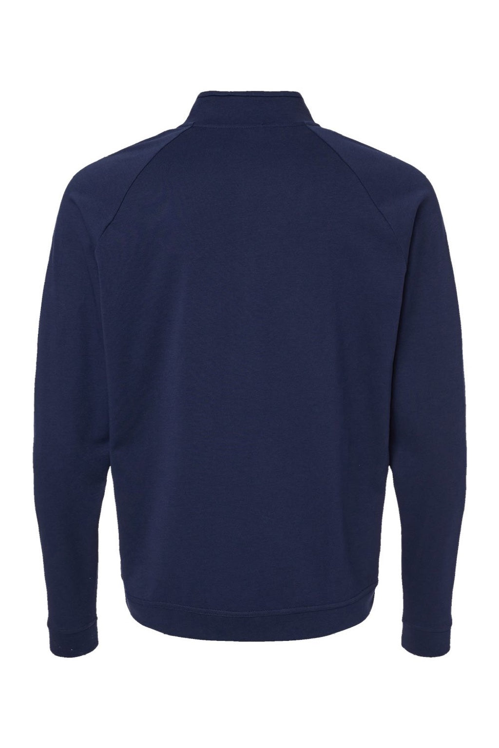 Adidas A598 Mens Club 1/4 Zip Sweatshirt Collegiate Navy Blue Flat Back