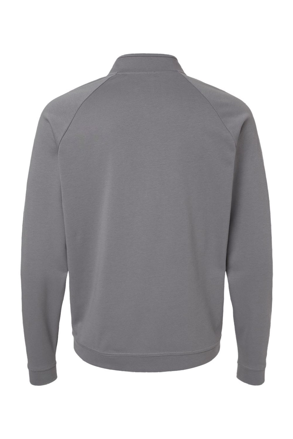 Adidas A598 Mens Club 1/4 Zip Sweatshirt Grey Flat Back