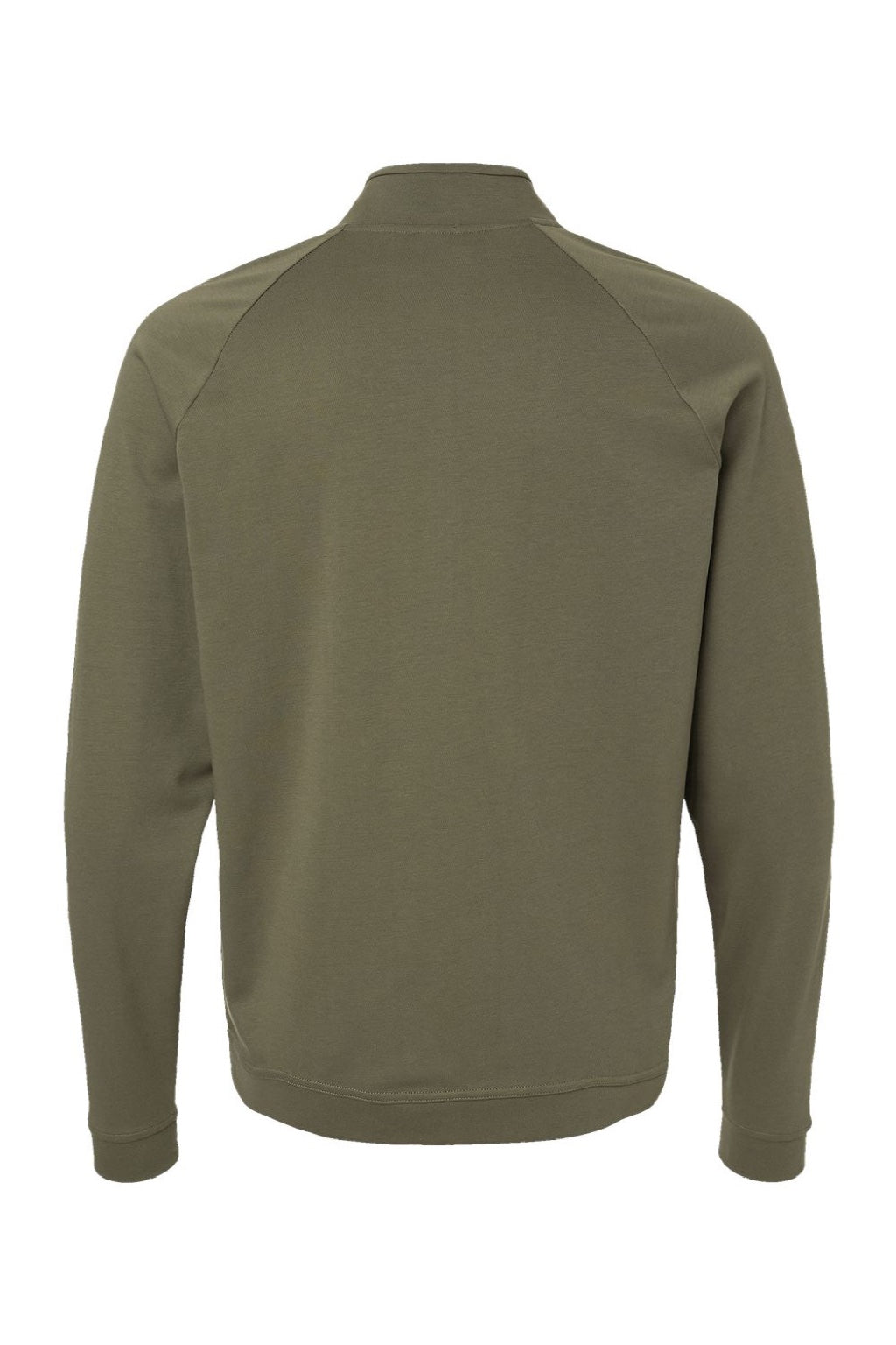 Adidas A598 Mens Club 1/4 Zip Sweatshirt Olive Strata Flat Back
