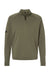 Adidas A598 Mens Club 1/4 Zip Sweatshirt Olive Strata Flat Front