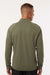 Adidas A598 Mens Club 1/4 Zip Sweatshirt Olive Strata Model Back