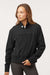Adidas A601 Womens Fleece 1/4 Zip Sweatshirt Black Model Front
