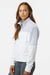 Adidas A601 Womens Fleece 1/4 Zip Sweatshirt Halo Blue Model Side