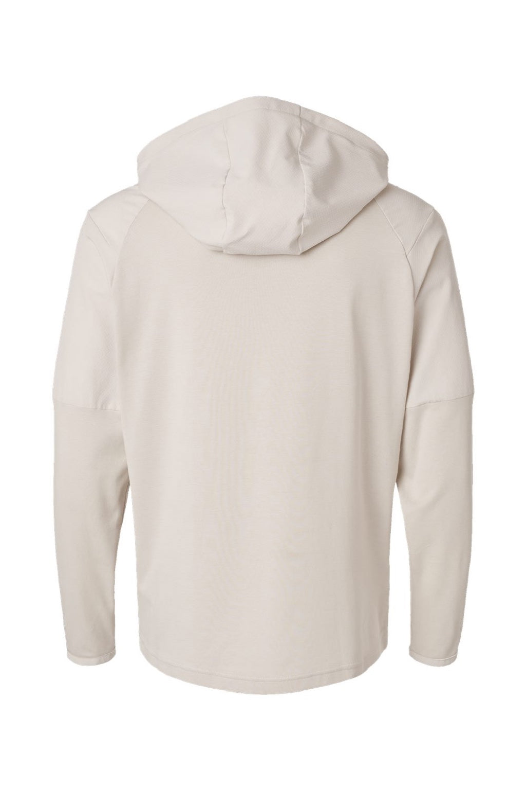 Adidas A607 Mens 1/4 Zip Hooded Anorak Jacket Alumina Flat Back