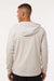 Adidas A607 Mens 1/4 Zip Hooded Anorak Jacket Alumina Model Back