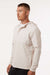 Adidas A607 Mens 1/4 Zip Hooded Anorak Jacket Alumina Model Side
