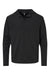 Adidas A607 Mens 1/4 Zip Hooded Anorak Jacket Black Flat Front