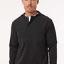 Adidas Mens 1/4 Zip Hooded Anorak Jacket - Black - New