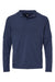 Adidas A607 Mens 1/4 Zip Hooded Anorak Jacket Crew Navy Blue Flat Front