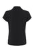 Adidas A690 Womens Short Sleeve Polo Shirt Black Flat Back