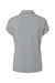 Adidas A690 Womens Short Sleeve Polo Shirt Grey Melange Flat Back