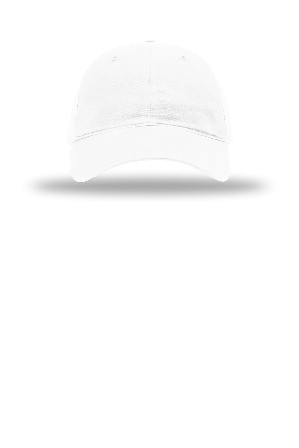 Richardson Hats 111 Mens Garment Washed Snapback Trucker Hat White Flat Front