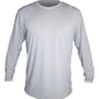 Anetik Mens Low Pro Tech Moisture Wicking Long Sleeve Crewneck T-Shirt - Heather Alloy Grey - New