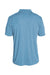 Anetik MPLPRS0 Mens Low Pro Tech Short Sleeve Polo Shirt Heather Bahama Blue Flat Back