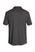 Anetik MPLPRS0 Mens Low Pro Tech Short Sleeve Polo Shirt Heather Charcoal Grey Flat Back