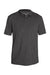Anetik MPLPRS0 Mens Low Pro Tech Short Sleeve Polo Shirt Heather Charcoal Grey Flat Front