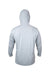 Anetik MVLPRH8 Mens Low Pro Tech Long Sleeve Hooded T-Shirt Hoodie Heather Alloy Grey Flat Back