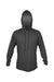 Anetik MVLPRH8 Mens Low Pro Tech Long Sleeve Hooded T-Shirt Hoodie Heather Charcoal Grey Flat Front