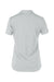 Anetik WPBRZS1 Womens Breeze Tech Short Sleeve Polo Shirt Heather Alloy Grey Flat Back
