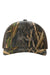 Richardson Hats 112PFP Mens Printed Snapback Trucker Hat Mossy Oak Habitat/Brown Flat Front