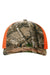 Richardson Hats 112PFP Mens Printed Snapback Trucker Hat Realtree Edge/Neon Orange Flat Front