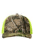 Richardson Hats 112PFP Mens Printed Snapback Trucker Hat Realtree Edge/Neon Yellow Flat Front